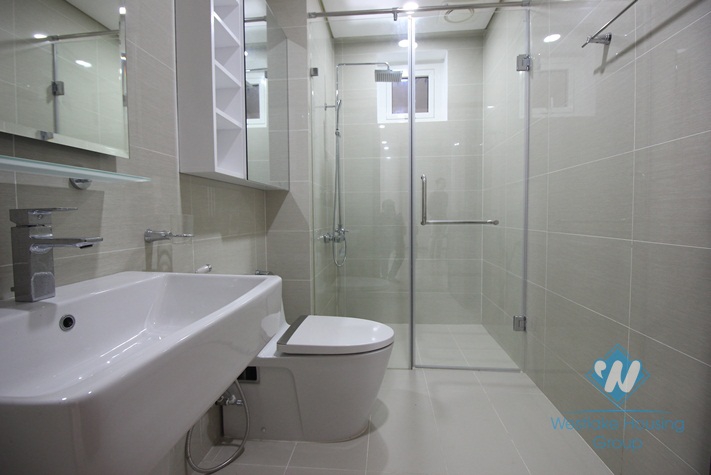 New and high floor three bedrooms apartment for rent in Ciputra, Tay Ho, Ha Noi